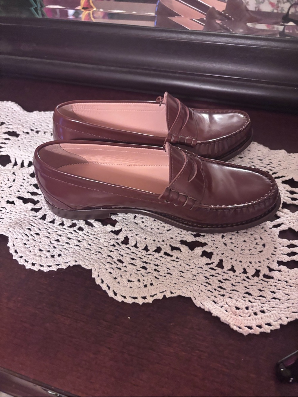 Classic Women’s Penny Loafers in Brown - Picture 4 of 9